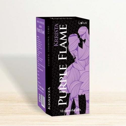 Krrista Purple Flame 巔峰紫色烈焰雙效片（超巔峰希愛力） 印度特效藥