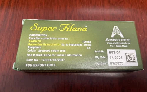 印度綠水鬼雙效錠Super Filana | 第四代增硬延時強效| 零副作用160mg*10印度特效藥