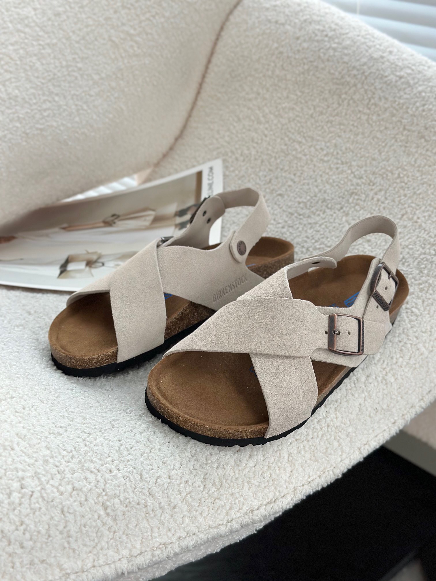 涼拖鞋 頭層牛皮進口高絲光反絨牛皮