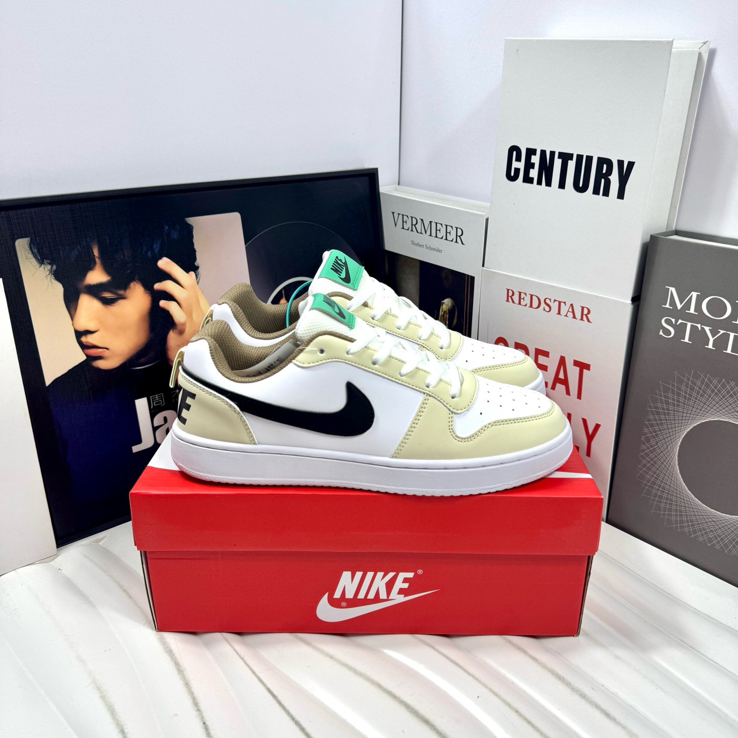 耐克 Nike Court Borough 低帮百搭透气休闲运动板鞋