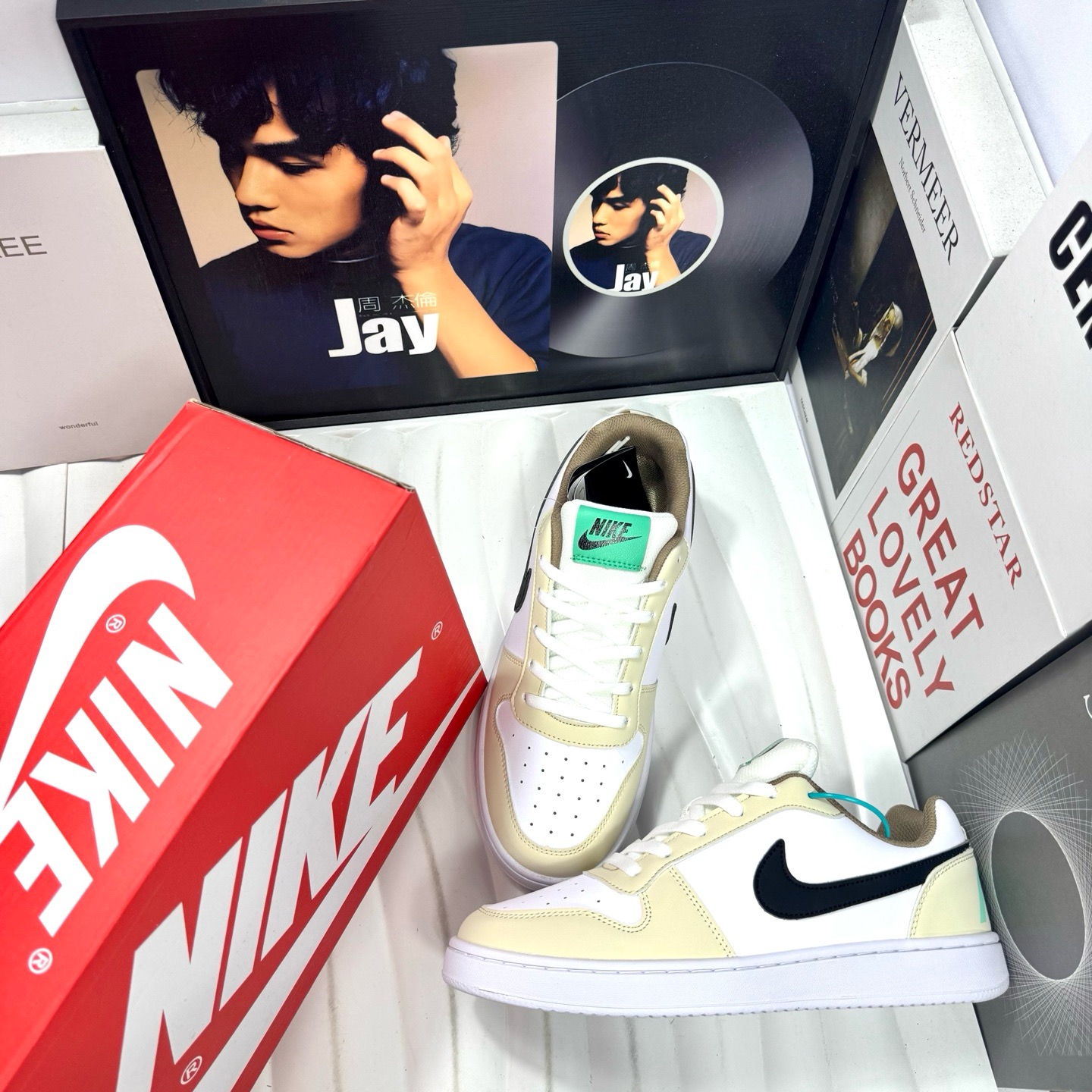 耐克 Nike Court Borough 低帮百搭透气休闲运动板鞋