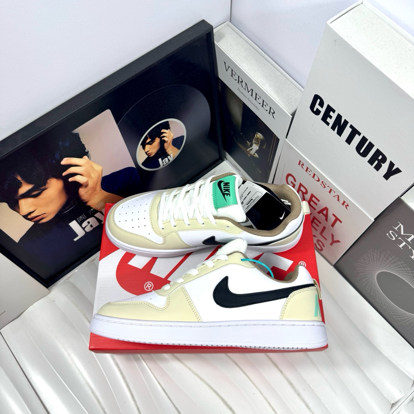 耐克 Nike Court Borough 低帮百搭透气休闲运动板鞋