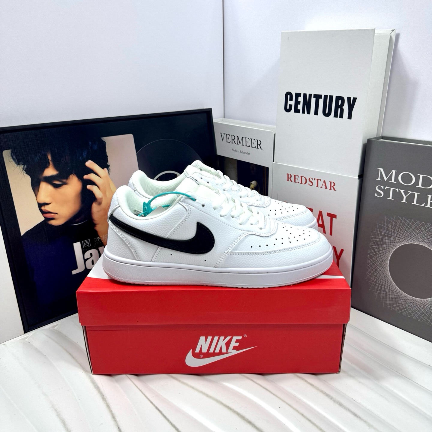 耐克 Nike Court Borough 低幫百搭透氣休閑運動板鞋