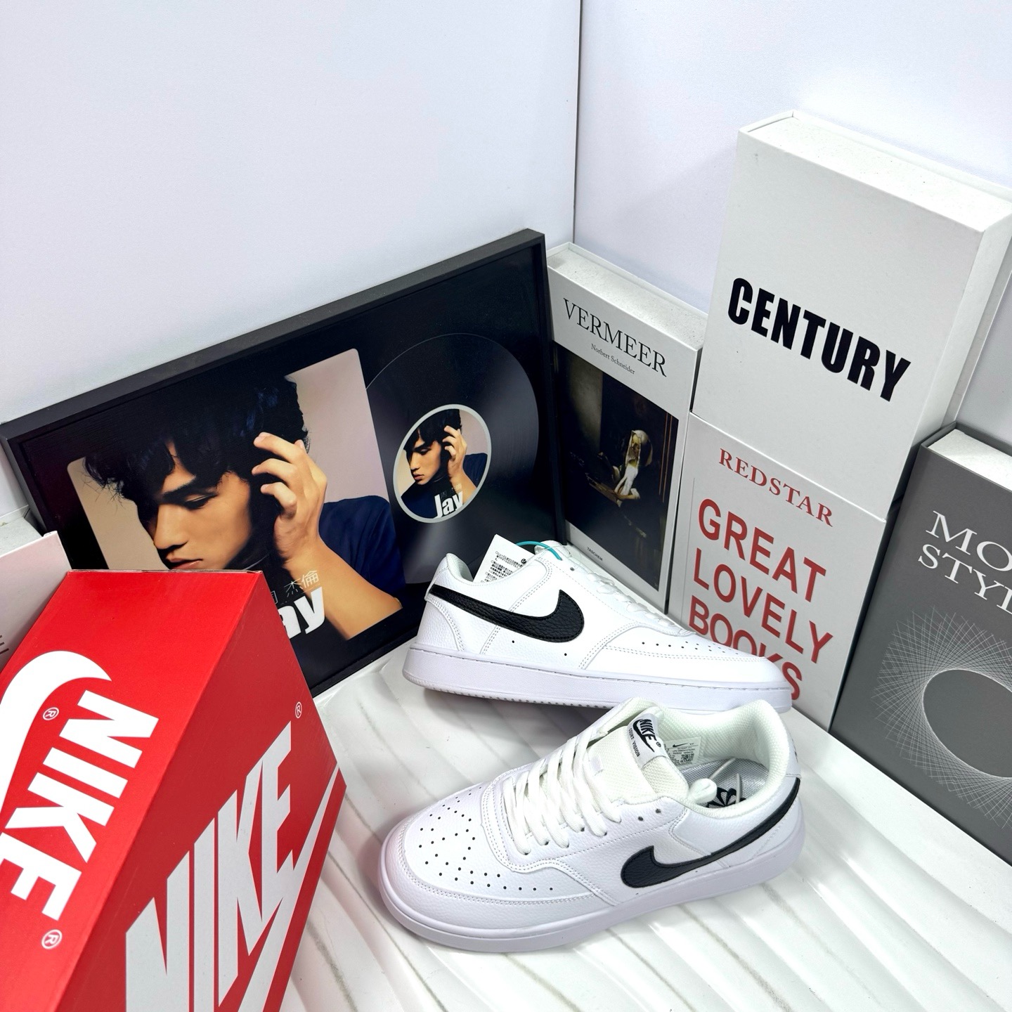 耐克 Nike Court Borough 低幫百搭透氣休閑運動板鞋