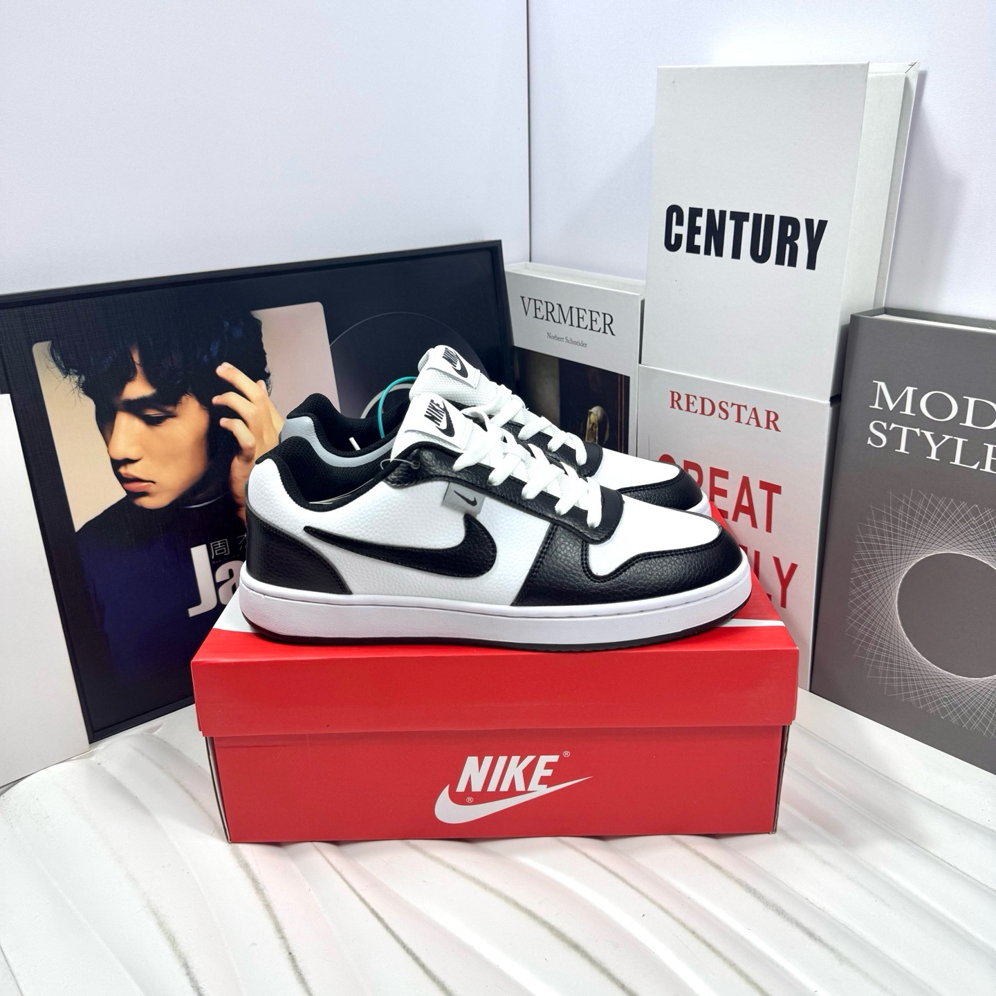 耐克 Nike Court Borough 低幫百搭透氣休閑運動板鞋