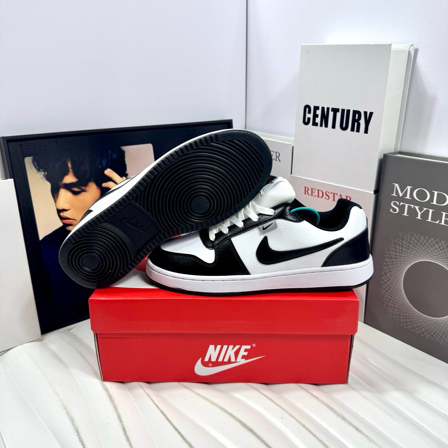 耐克 Nike Court Borough 低幫百搭透氣休閑運動板鞋