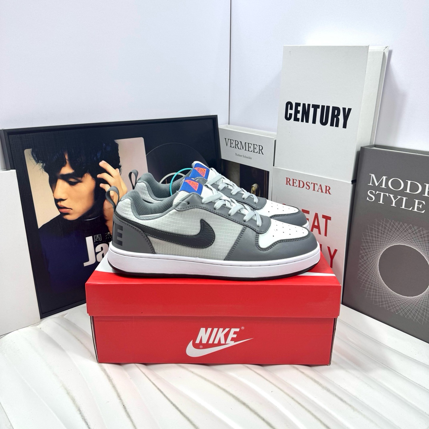 耐克 Nike Court Borough 低幫百搭透氣休閑運動板鞋