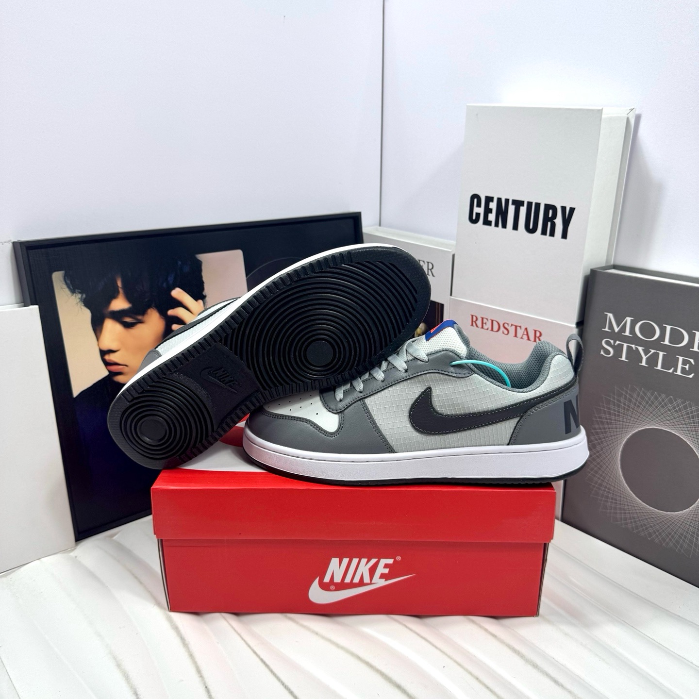 耐克 Nike Court Borough 低幫百搭透氣休閑運動板鞋