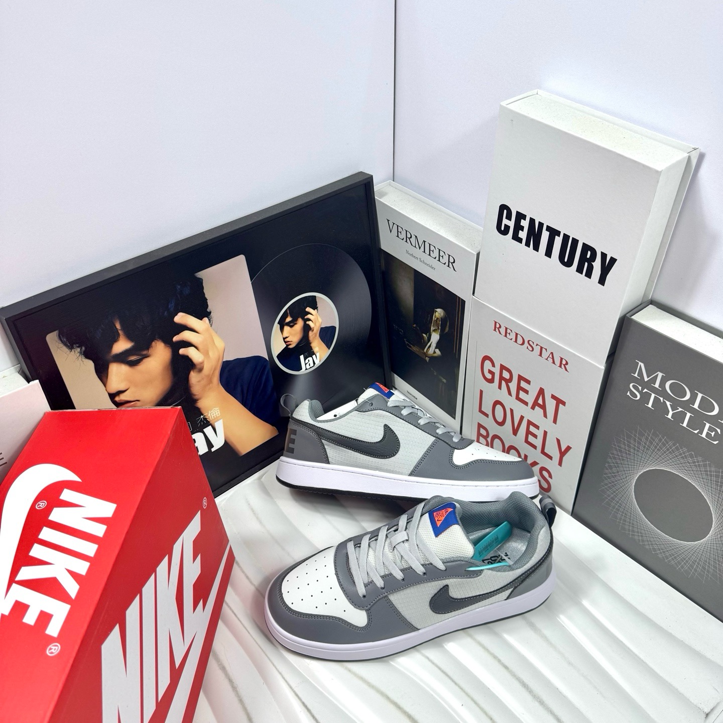 耐克 Nike Court Borough 低幫百搭透氣休閑運動板鞋