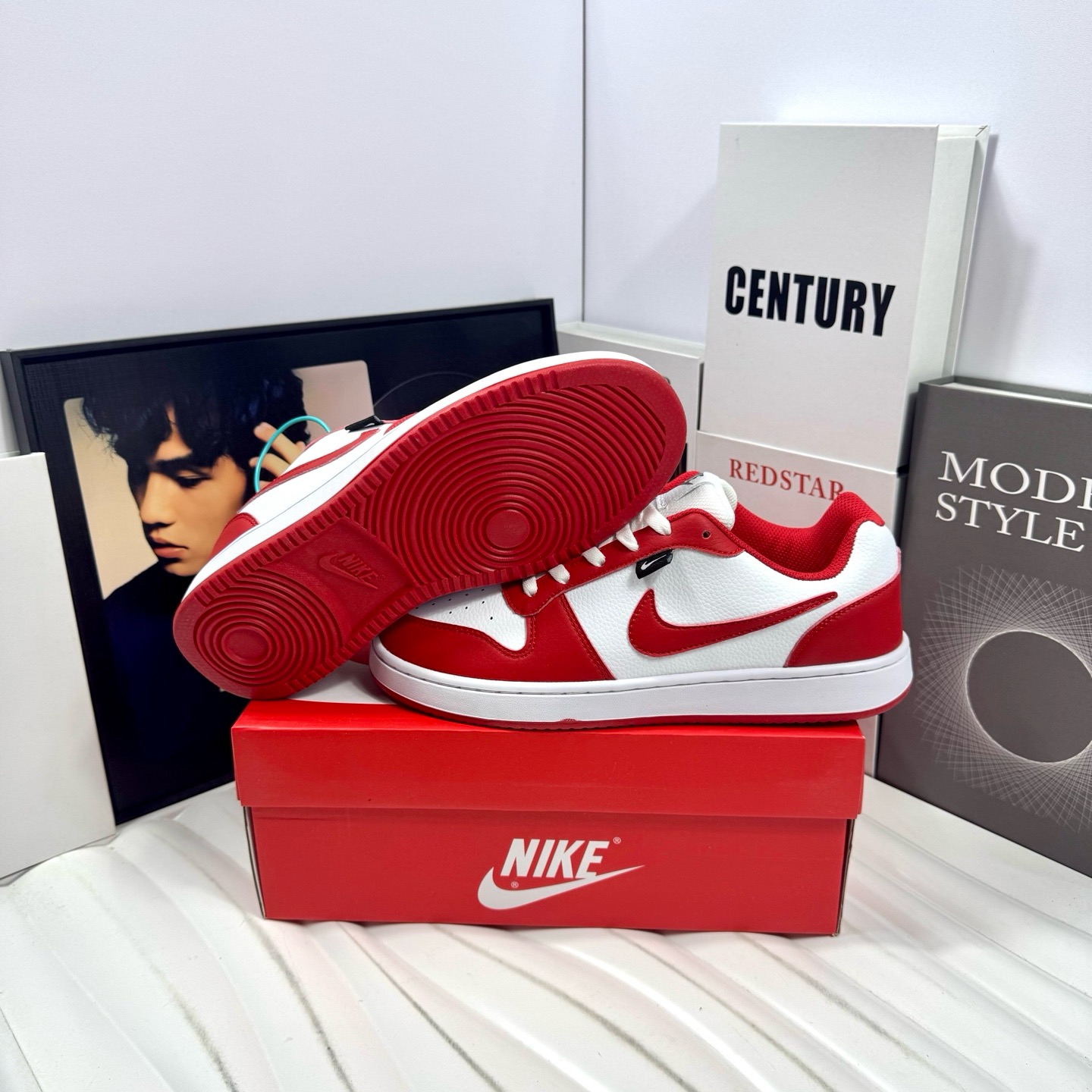 耐克 Nike Court Borough 低幫百搭透氣休閑運動板鞋