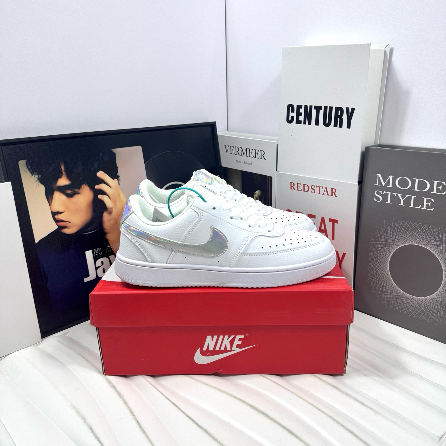 耐克 Nike Court Borough 低幫百搭透氣休閑運動板鞋