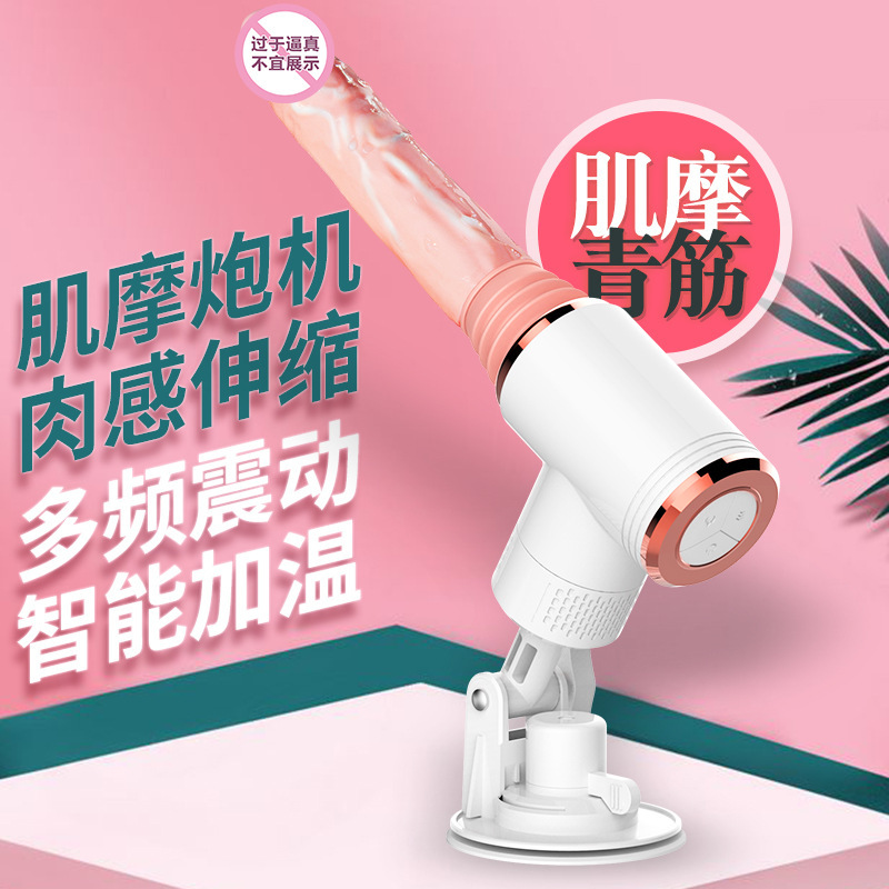 DIBE蒂貝肌摩槍炮機女用全自動加溫伸縮陽具震動棒自慰器棒性用品