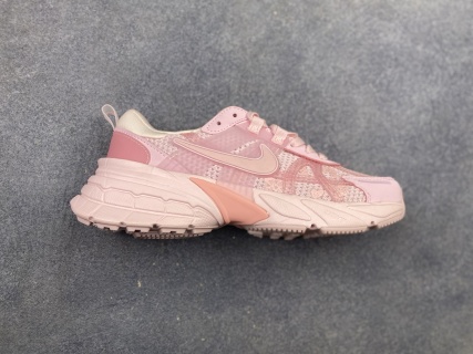 Nike V2K Run耐克 V2K 低幫 白灰紅 男女同款 減震防滑低邦跑步鞋