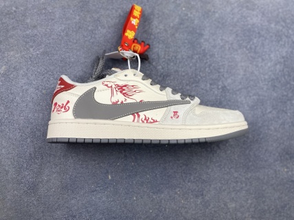 Nike aj 1 Low  AJ聯名-高端定制 低幫復古文化板鞋