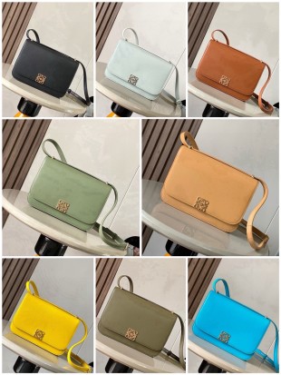 Goya絲綢牛皮革手袋Goya 是壹款結構緊湊的包袋