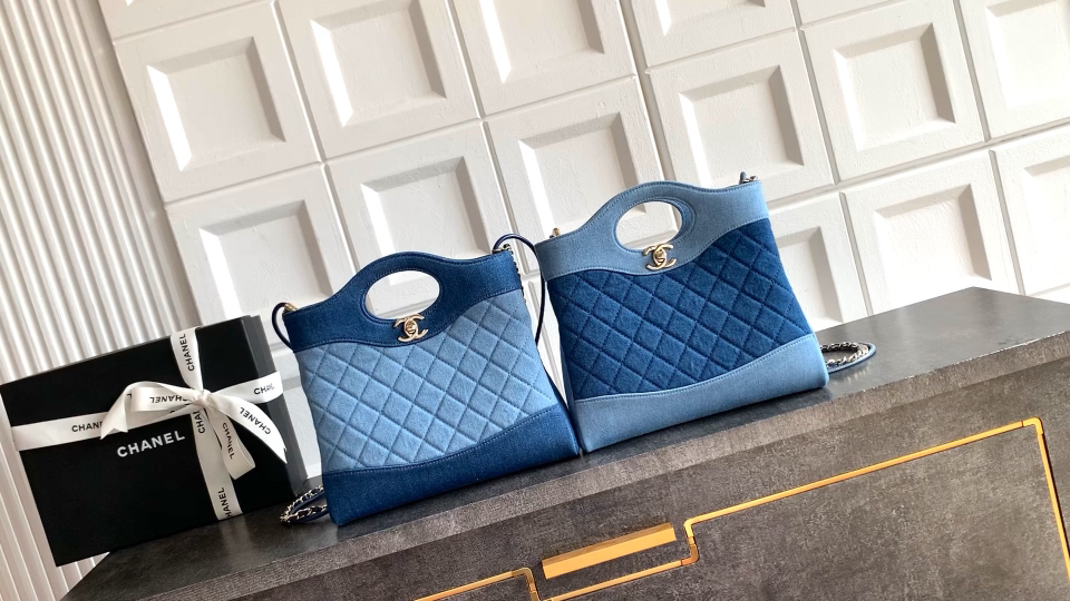 奈兒26P新款牛仔31bag手提斜挎包