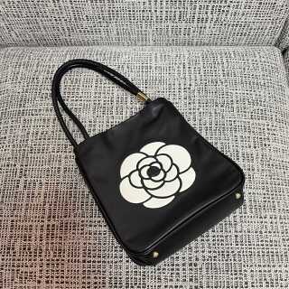 CHANEL VINTAGE 山茶花字母雙面托特包 尺寸:24x25x12cm