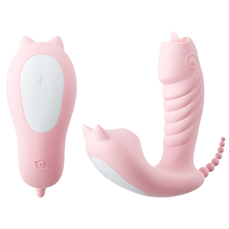 謎姬小惡魔穿戴情趣女自慰按摩隱形女用品